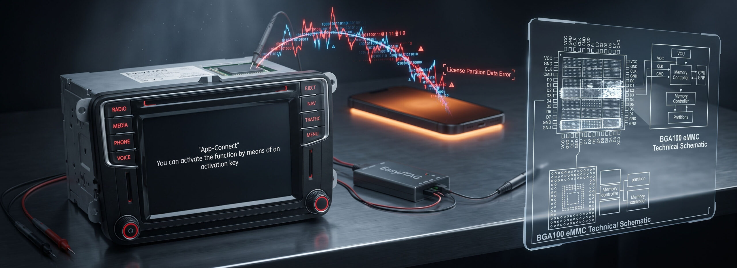 App Connect si Bluetooth disparut pe mib2